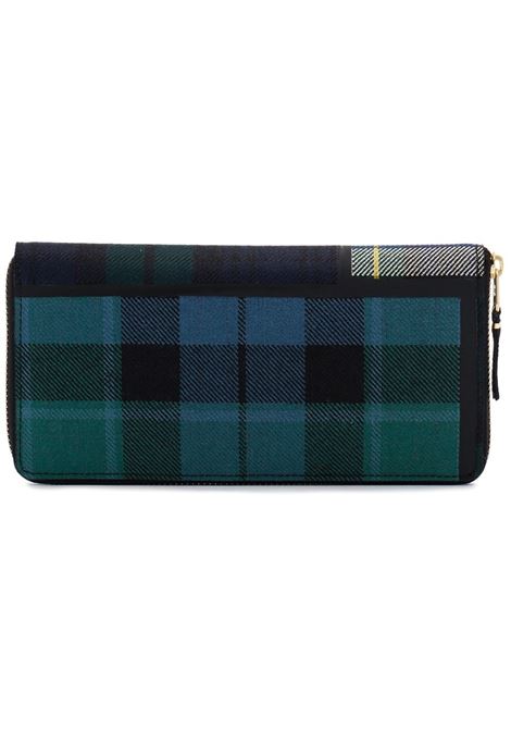 Portafoglio con motivo tartan WALLETS COMME DES GARCONS | Portafogli | SA0110TPGREEN